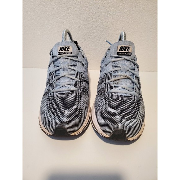 Men’s Nike Flyknit Trainer Size 7 Cirrus Blue White Black AH8396400 OG Racer - Picture 2 of 10